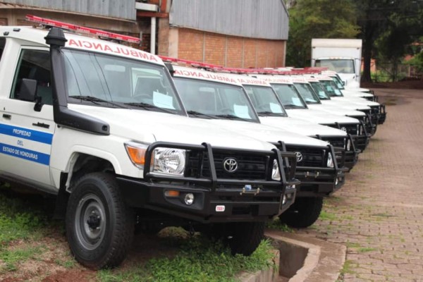 El BCIE financia compra de 22 ambulancias para enfrentar pandemia en Honduras