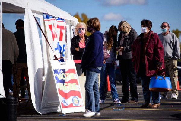 Cifra récord de votaciones anticipadas en Estados Unidos