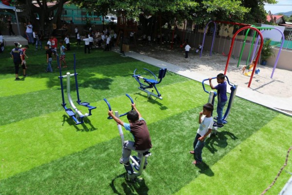 Construyen un segundo parque en Chamelecón