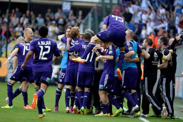 Andy Najar, campeón de la Liga de Bélgica con el Anderlecht