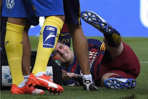 Video: La jugada en la que se lesionó Messi
