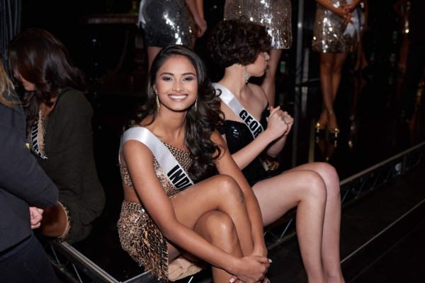Shraddha Shashidhar, Miss India 2017 backstage during The MISS UNIVERSE® Competition airing on FOX at 7:00 PM ET live/PT tape-delayed on Sunday, November 26th from the AXIS at Planet Hollywood Resort & Casino in Las Vegas, NV. The contestants have spent the last few weeks touring, filming, rehearsing and preparing to compete for the Miss Universe crown in Las Vegas. HO/The Miss Universe Organization