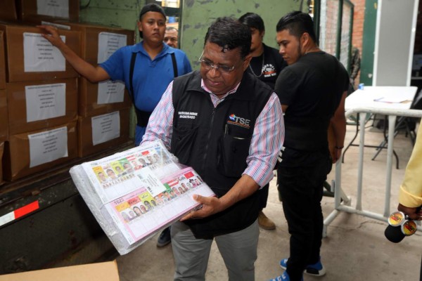 Elecciones Honduras: listo material electoral del noroccidente