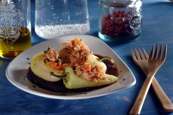 Receta para preparar chiles rellenos de atún