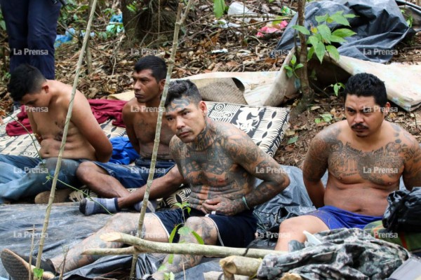 Caen pandilleros de la MS en campamento de El Merendón