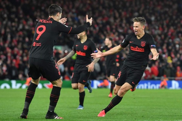 Atlético hace la proeza y elimina al campeón Liverpoool de la Champions League