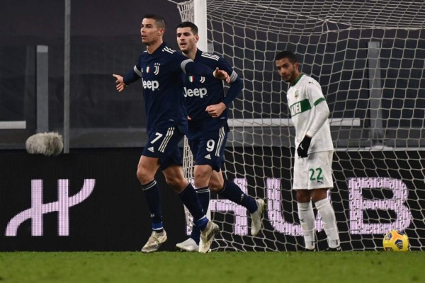 Serie A: La Juventus de Cristiano Ronaldo venció al Sassuolo y se acerca al líder Milan