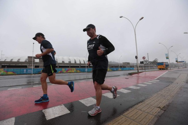 Suárez preocupado con la lluvia