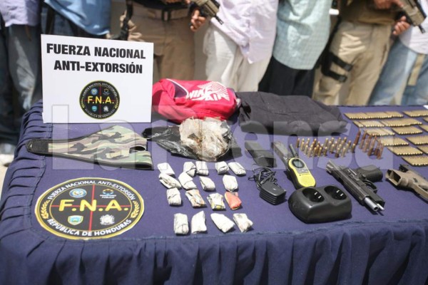 Capturan a seis supuestos miembros de la pandilla 18 en Tegucigalpa