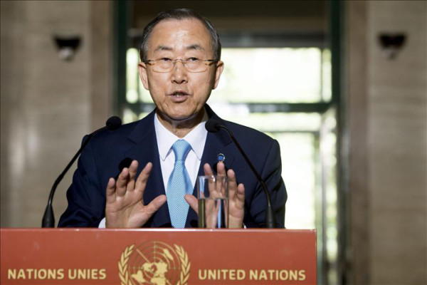 Ban Ki-moon estudia pedir al Consejo de Seguridad que inste a Siria a destruir las armas químicas