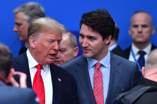 Trump acusa a Trudeau de tener 'dos caras' tras polémico video