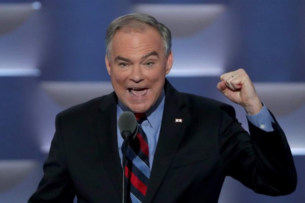 Tim Kaine desmonta a Trump en su discurso de aceptación como vicepresidente