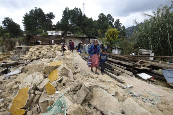 Guatemala registra más de 6 mil afectados por terremoto  
