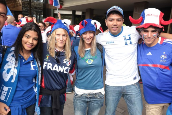 'Hoy les metemos 3-0', advierten hinchas catrachos a los franceses