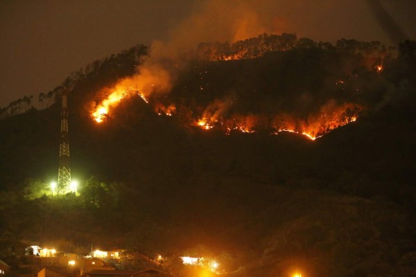 Se activa otro incendio forestal en El Chimbo de Santa Lucía
