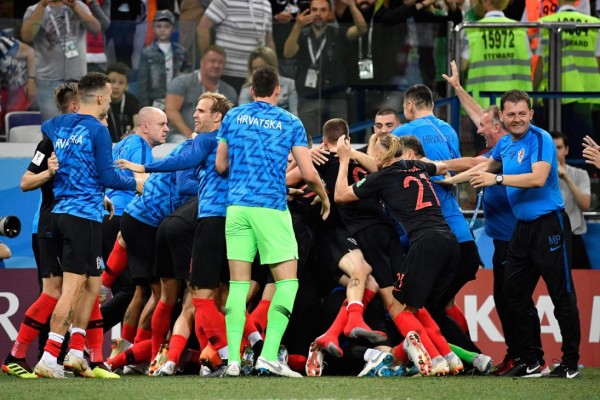 Croacia vence a Dinamarca en penales y clasifica a cuartos de final del Mundial de Rusia 2018