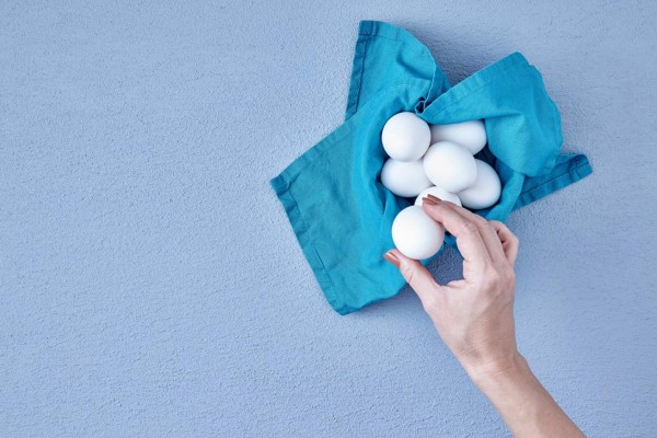 Hand, woman, egg, food, chicken eggs high angle, top view