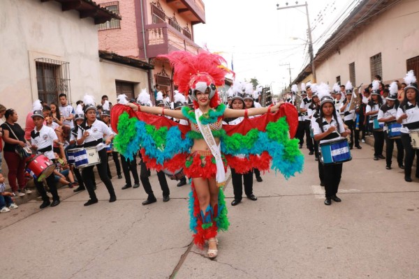 Estudiantes de Comayagua también dieron lección de amor a Honduras