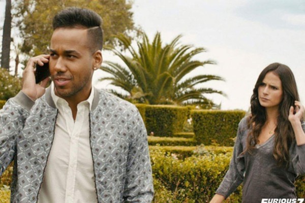 Romeo Santos compartió foto de su debut como actor