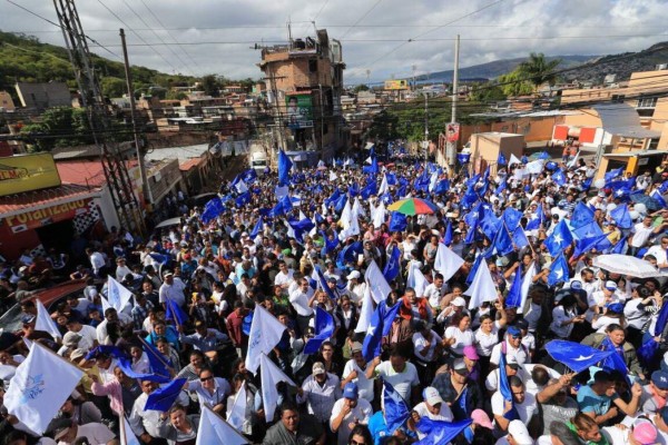 Partido Nacional se manifiesta en las calles de Honduras