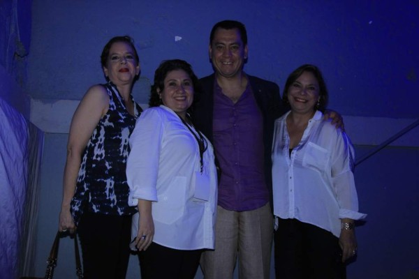 Marcia Bográn, Sandra Guerra, Guillermo Gonzales y Mariela Guzmán