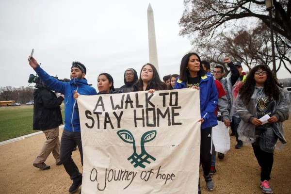 'EEUU es nuestra casa': 'dreamers' marchan para defender DACA