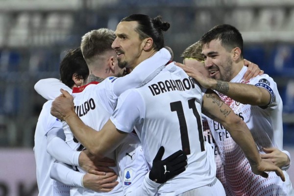 Video: Ibrahimovic vuelve a colocar al AC Milan líder solitario de la Serie A