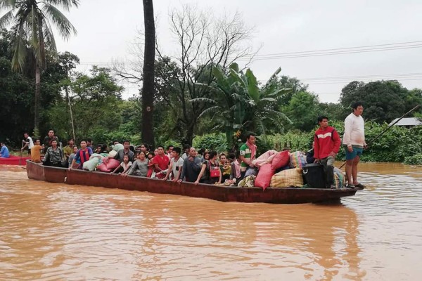 Colapso de represa en Laos deja al menos 26 muertos