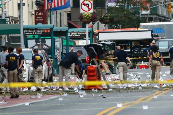 Hallan bombas en Nueva Jersey tras serie de ataques en EUA