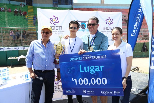 Creatividad dominó carrera de drones