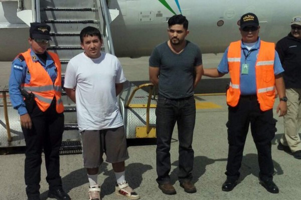 Interpol captura a hondureños deportados en aeropuerto de San Pedro Sula