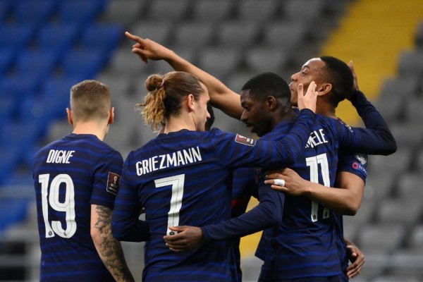 Francia doblega a Kazajistán en su primer triunfo rumbo al Mundial de Catar 2022