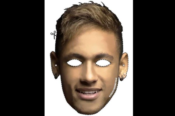 Máscaras de Neymar invadirán mañana estadio de Belo Horizonte