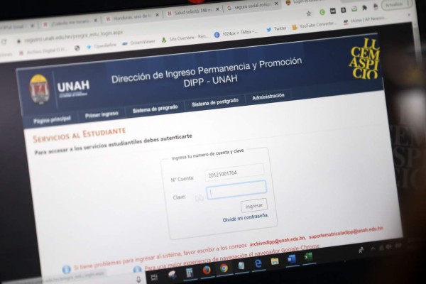 Más de 80,000 estudiantes se matricularon en el primer periodo virtual de la Unah