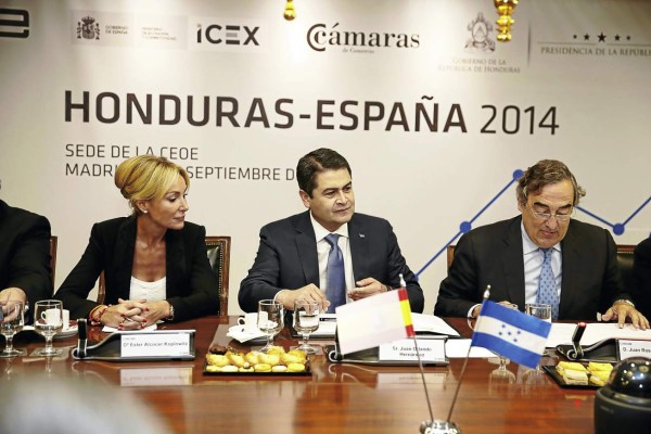 España tiene interés de invertir en Honduras