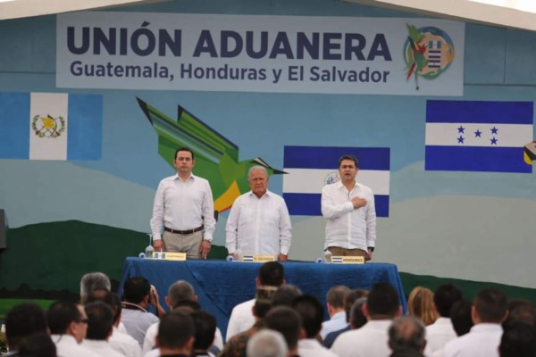 El Salvador celebra la integración aduanera del Triángulo Norte de Centroamérica