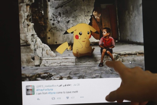 Los artistas sirios usan pokémones para denunciar los horrores de la guerra
