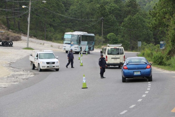 Con patrullajes frenan asaltos en buses interurbanos en Copán