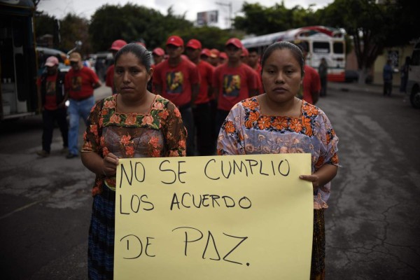 Violencia y represión persisten en Guatemala tras dos décadas de paz