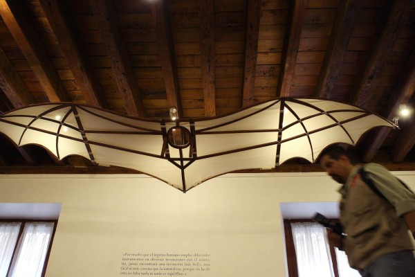 Los inventos de Leonardo Da Vinci cobran vida en Brujas