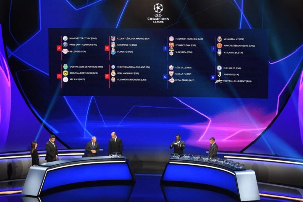 Así quedaron definidos los grupos de la Champions League 2021-2022