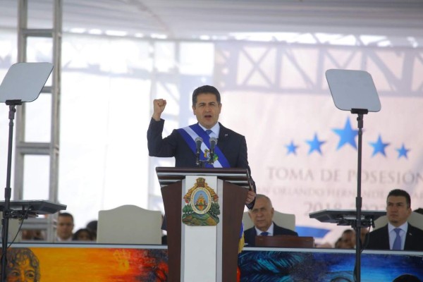 'Mi compromiso es trabajar por todos los hondureños sin importar por quién votaron': Juan Orlando Hernández