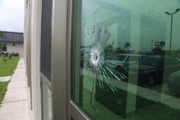 Disparan contra edificio del Poder Judicial en San Pedro Sula