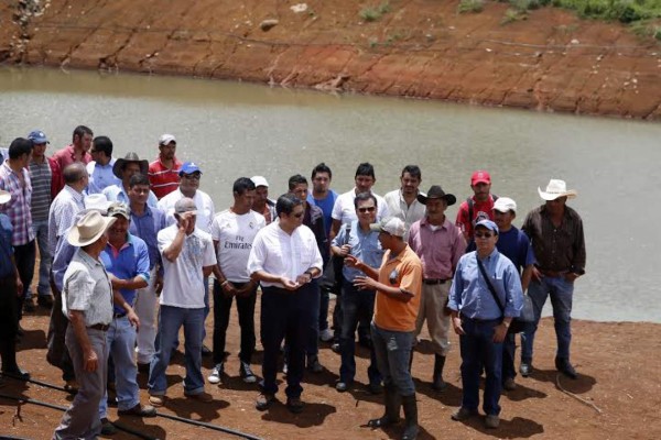 En Azacualpa logran el éxito con sistema de riego