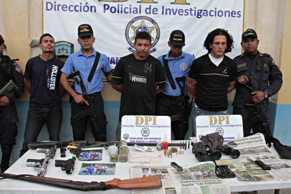 Capturan en Santa Cruz de Yojoa al jefe de banda los 'Espinoza”