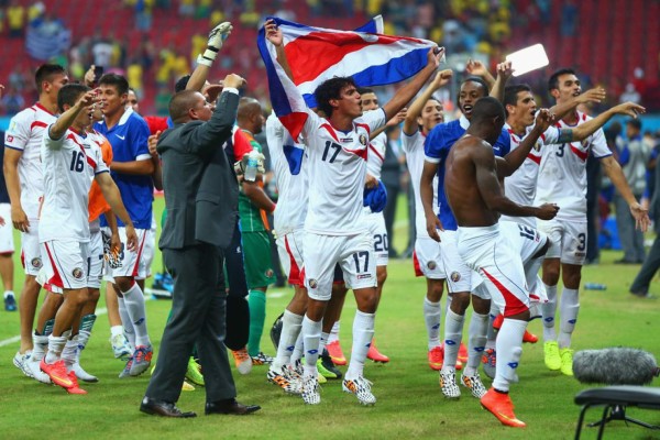 Costa Rica porta la bandera de la esperanza de la Concacaf en Brasil-2014