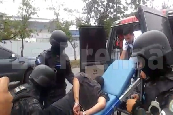 Reo convulsiona cuando era trasladado del penal de San Pedro Sula