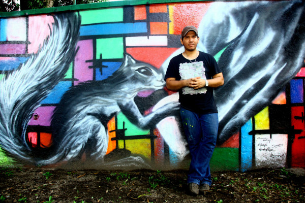 Hondureños pintan de arte y optimismo a San Pedro Sula