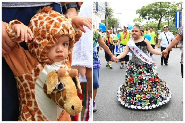 Fotos: Así demostraron el civismo los pequeños patriotas