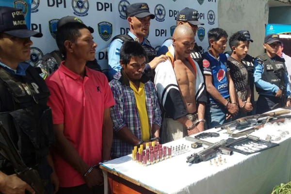 Cae 'Banda del Sute' con armas y droga en Comayagua